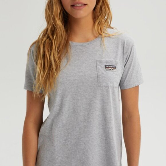 NWOT Burton Women's Burton Classic Short Sleeve Pocket T-Shirt - Picture 3 of 7